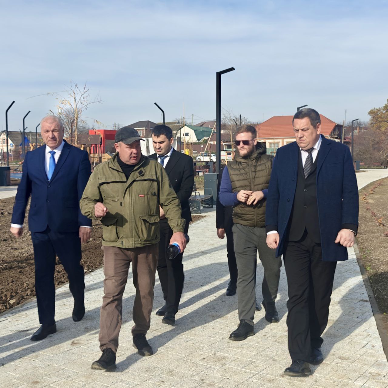 Благоустройство по улице Речной