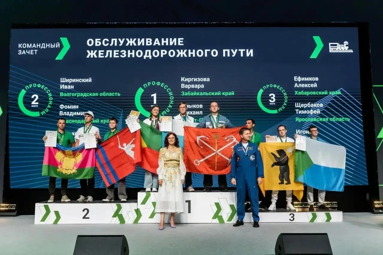 Студент из Кавказского района - призер чемпионата по компетенции «Обслуживание железнодорожного пути»