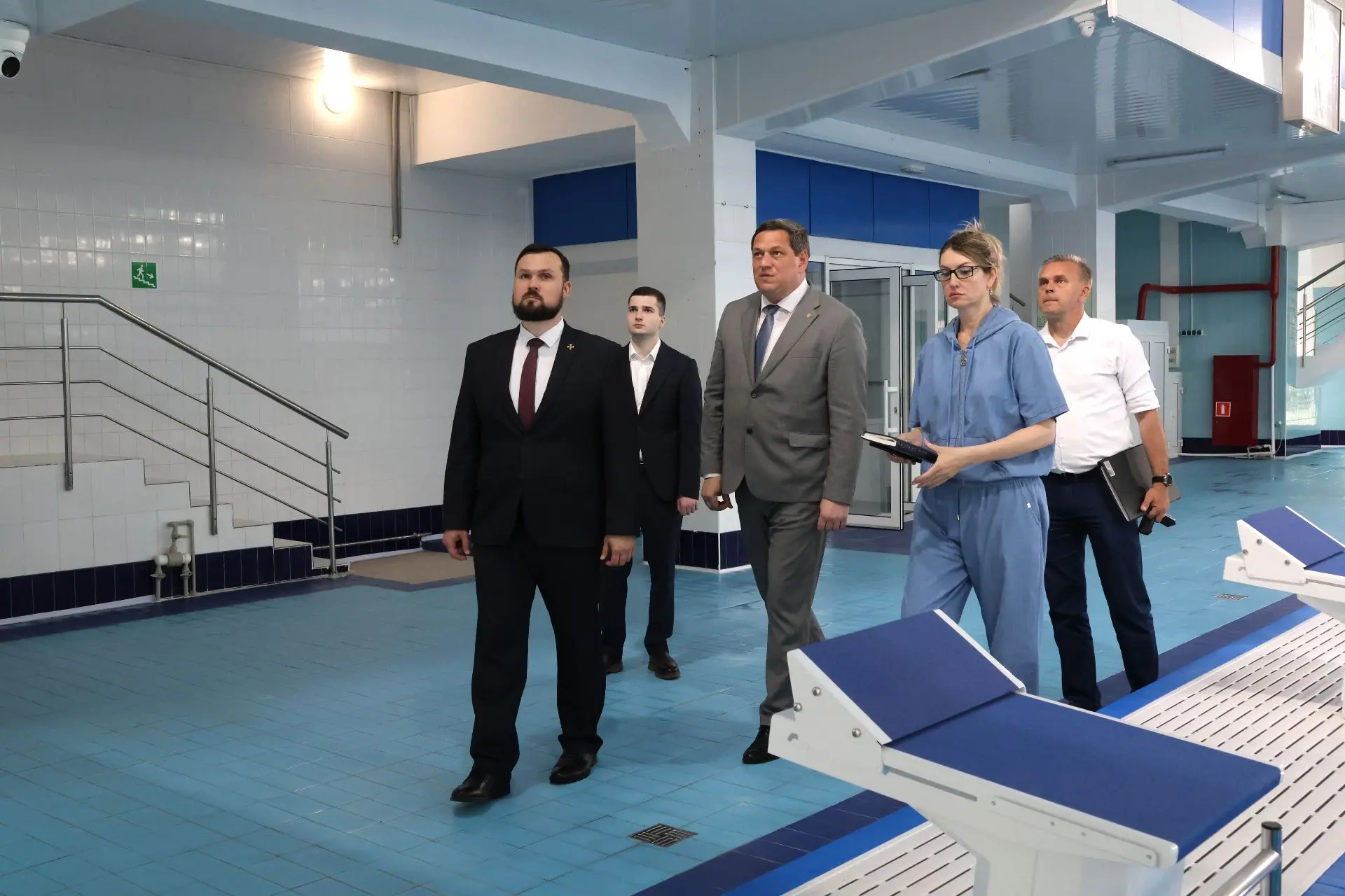 Ход ремонта в спортивной школе «Буревестник»